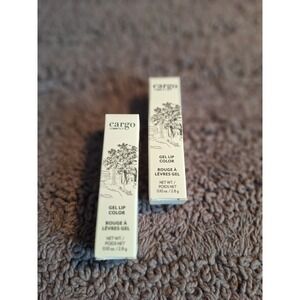 Cargo‎ Cosmetics Gel Lip Color 2pk VENICE Spice Brown .10oz /2.8G